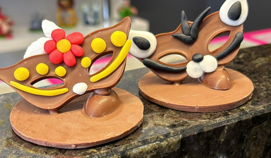 Mon masque de carnaval en chocolat - Fribourg Sud